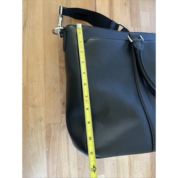 COACH Black Leather Metropolitan 2 Way Business Bag 71695 Academia Messenger - Picture 14 of 16